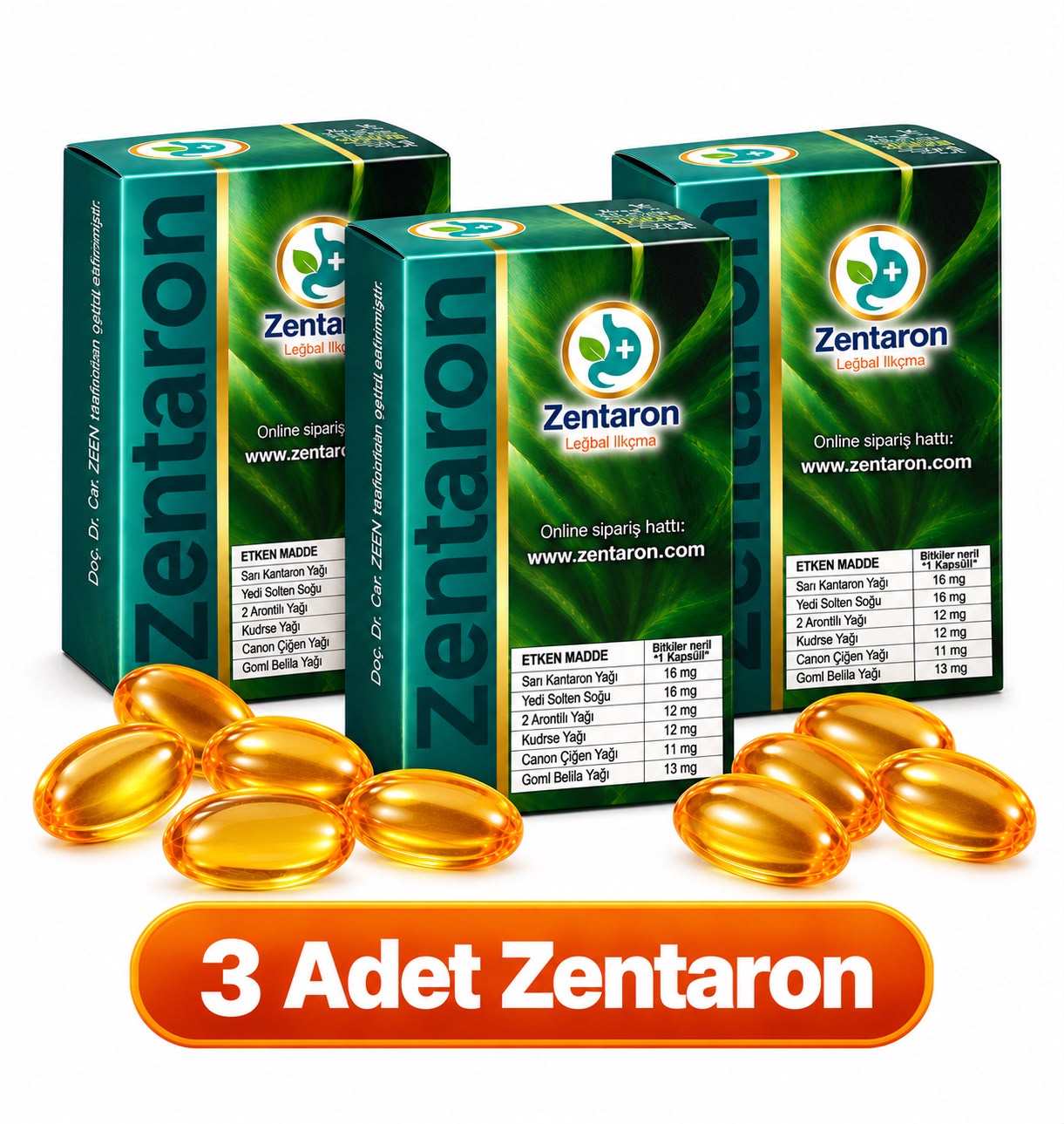 3 Adet Zentaron
